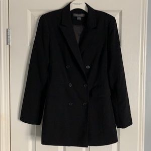Suzy Shier size m double breasted black blazer